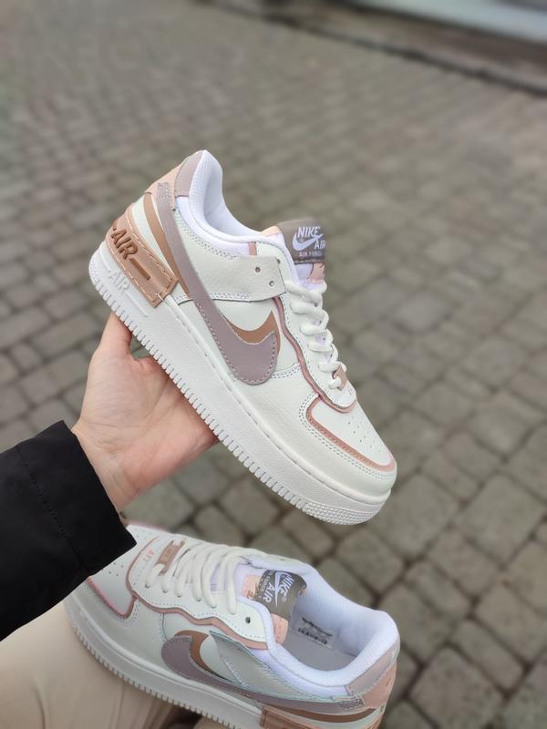 Женские кроссовки nike air force 1 shadow white violet — цена 1850 грн ...