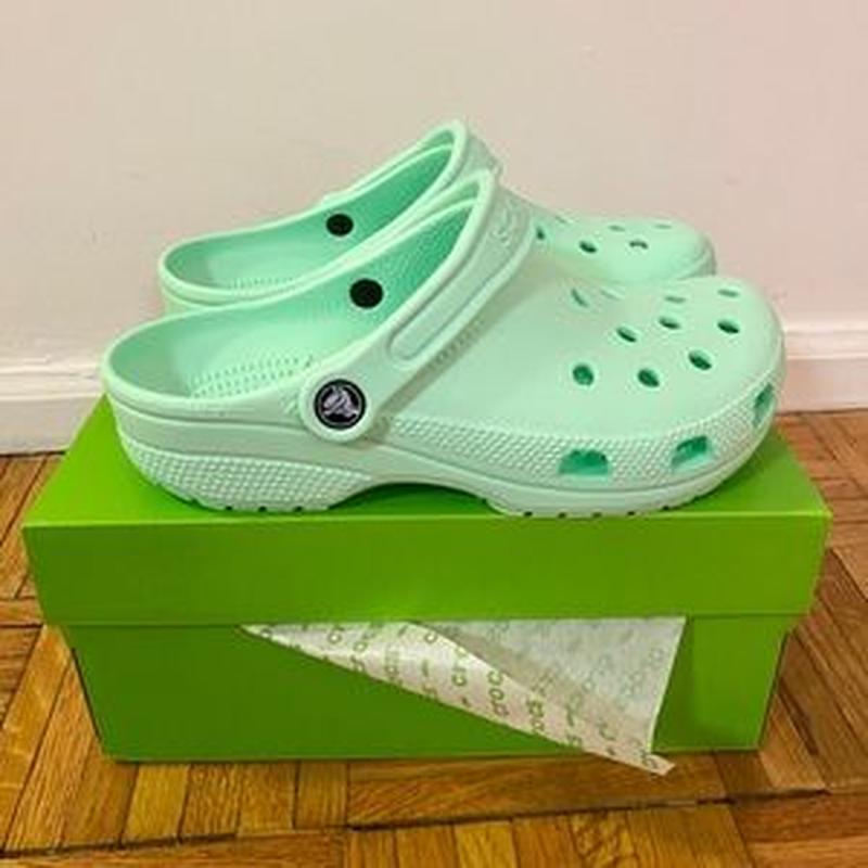 Крокс классик клог мятные crocs classic clog mint/green — цена 950 грн ...