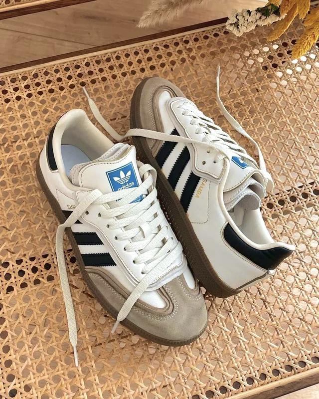 adidas gazelle silver green womens Adidas x Wales Bonner Nylon Samba Shoes – Extra Butter main image 0