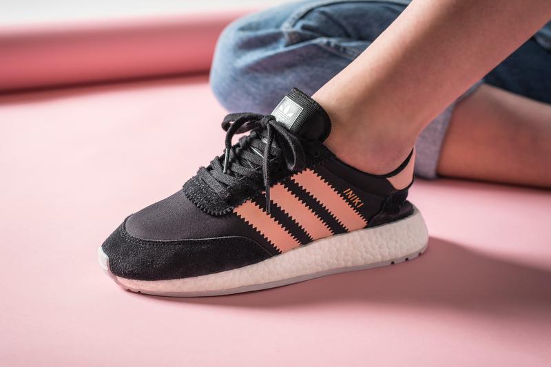 adidas iniki pink and black