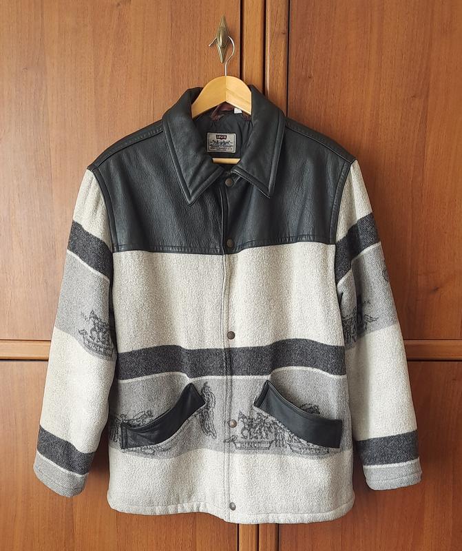 Винтажная мужская шерстяная куртка levi's | levis vintage made in italy ...