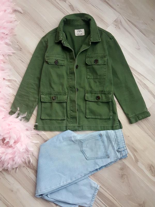 Сорочка zara,джинсова сорочка оверсайз — ціна 288 грн у каталозі ...