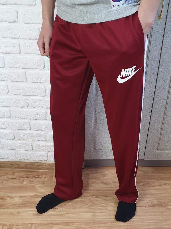 Мужские бордовые спортивные штаны nike / найк оригинал / красные — цена ...