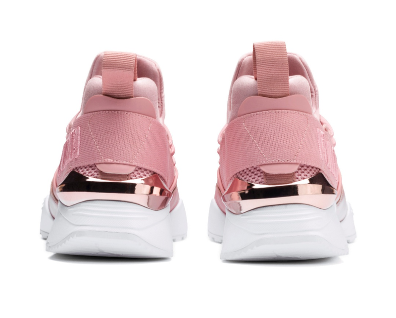 Puma muse maia metallic cheap rose