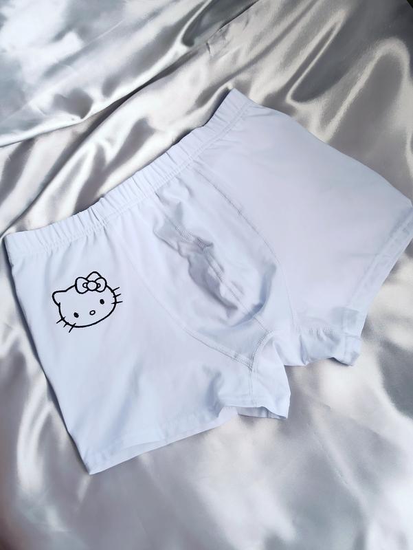 Чоловічі труси з hello kitty білі мужские трусы с hello kitty белые ...