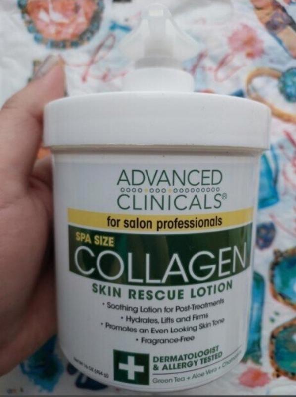 Advanced clinicals collagen skin redcue lotion коллагеновый крем для ...